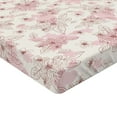 thumbnail image 4 of Ambesonne Romantic Fitted Sheet, Flowers Vintage Spring, King Size, Cream Blush, 4 of 5