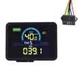 thumbnail image 4 of P5C Electric Bike LCD Display Meter 24V-60V Ebike Intelligent Display IP67 UART Colorful LCD Display Meter SM 6PIN,1 * LCD Display,Black, 4 of 8