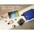 thumbnail image 7 of Paper Gift Bags With Ribbon Handles Set of 10 Blue Bulk Reusable For Gift Wrap Girls Kids Birthday Bridal Shower Party Favors Goodie Bags Candy Christmas 5.91"x3.54"x7.28" Small, 7 of 7
