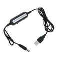 thumbnail image 5 of USB Charging 5V to 1.5V-12V 5.5x2.1mm Step Up Boosters Converters voltages Power Supply Cable for Toy Games LED Lamp, 5 of 9