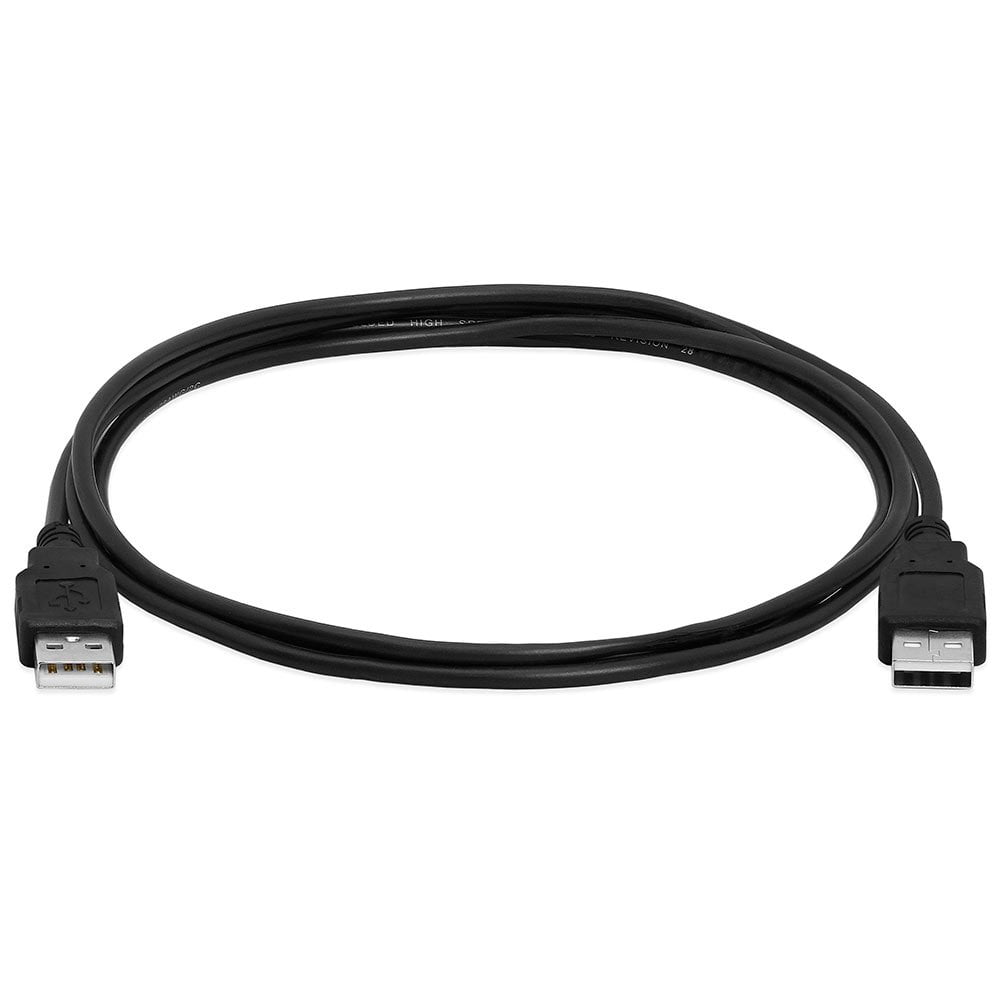 USB to USB Cable 6ft USB A to A Male to Male USB 2.0 Cable Data Transfer USB Cord for Laptop,PC,USB Hub,Hard Drive,Laptop Cooler - Black