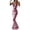 Pink, variant on Cold Shoulder Dress for Women Print Adjustable Shoulder Strap Round Neck Sleeveless Long Dress Summer