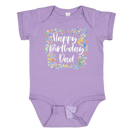 

Inktastic Happy Birthday Dad Gift Baby Boy or Baby Girl Bodysuit
