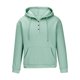 thumbnail image 2 of Sudadera con capucha para hombre, color liso, bolsillos, botones, manga larga, blusa de poliéster, 2 of 5