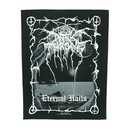 Dark Throne Men s Eternal Hails Back Patch Black