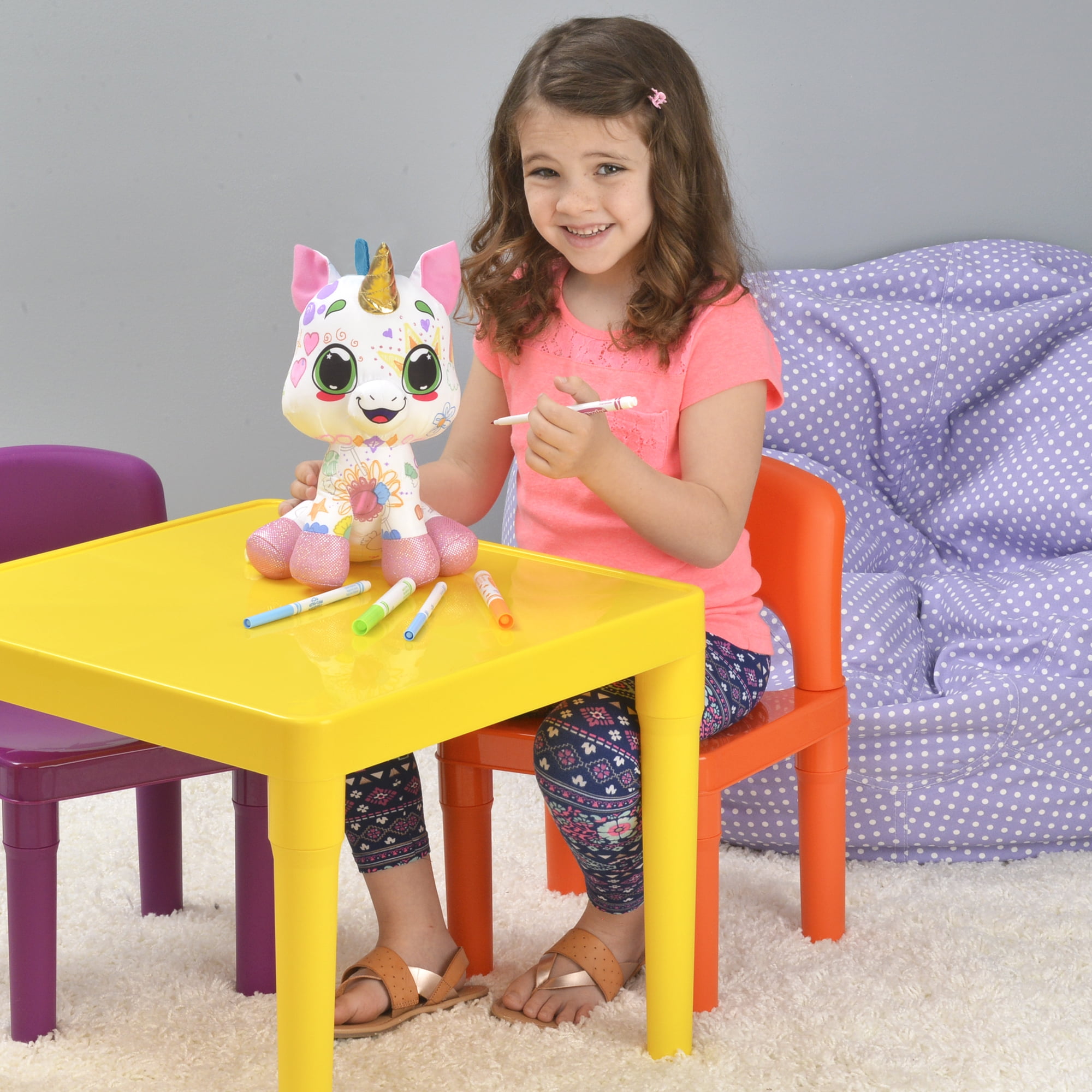 crayola color n plush unicorn