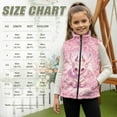 thumbnail image 7 of Uorisanigo Unisex Kids Fleece Vest Fuzzy Girls Boys Sleeveless Pink Floral Dragon Jacket Fall Winter Warm Outwear Full-Zip Jacket Vest Soft Puffy Outwear with Pockets, 7 of 7