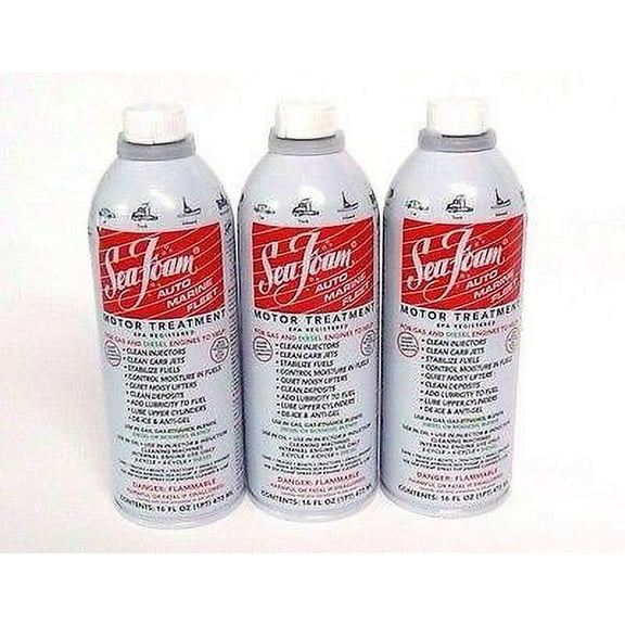 Sea Foam SF-16 Motor Treatment Fuel Additive Automotive Additive Can, 16 Ounce (3 Pack)