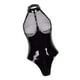 thumbnail image 4 of Mono sexy brillante, mono ajustado, mono con cuello halter, top de bikini para discoteca licenciado en Derecho, 4 of 9
