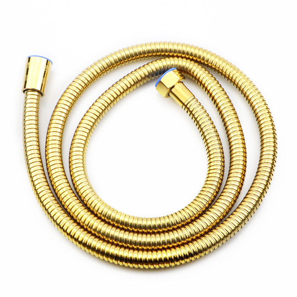 1.5M Gold Stainless Shower Head Hose Bathroom Shower Hose Handheld