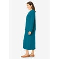 thumbnail image 3 of Woman Within Plus Size Lettuce Trim Knit Jacket Dress, 3 of 4