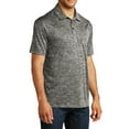 thumbnail image 4 of Mafoose Men's PosiCharge Electric Heather Polo Black Electric Medium, 4 of 5