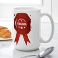 thumbnail image 6 of CafePress - A Product Of Virginia Mugs - 15 oz Ceramic Large White Novelty Mug, 6 of 6
