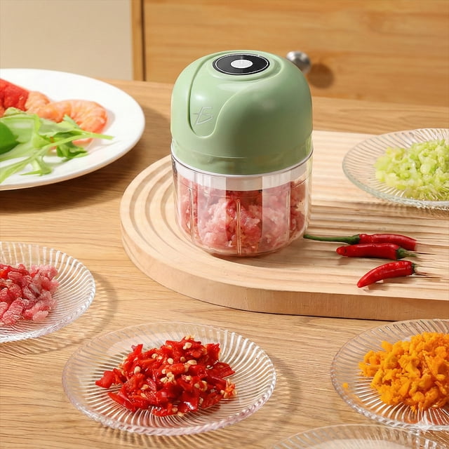 Picadora de verduras electrica segura y rapida, muchas funciones