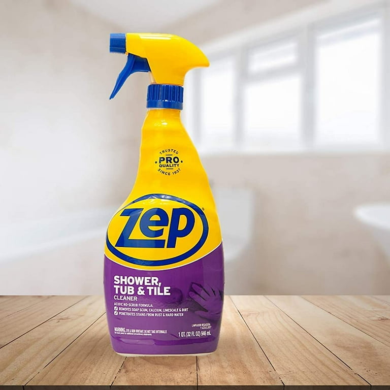 ZEP 32 oz. Shower Tub and Tile Cleaner ZUSTT32PF - The Home Depot