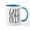 White/Blue Inside, variant on CafePress - Game Over Mugs - 11 oz Ceramic Mug - Novelty Coffee Tea Cup