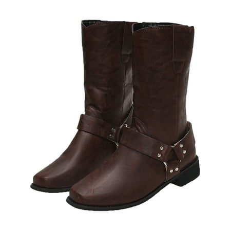 

Fashion Slipon Breathable High Heels Retro Boots Combat Women s Shoes Women s Boots Note Please Buy One Or Two Sizes Larger