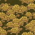 thumbnail image 1 of Ahgly Company Machine Washable Indoor Square Transitional Yellow Area Rugs, 6' Square, 1 of 7