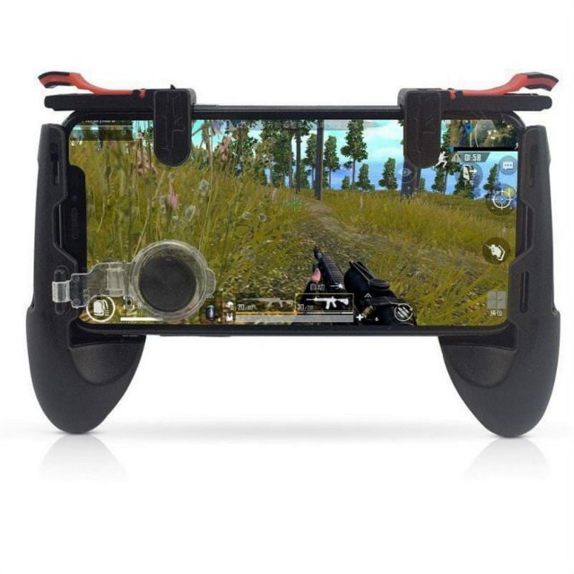 MesaSe Mobile Game Controller for PUBG Mobile Controller Mobile Game Trigger Joystick Gamepad for / Android phones below 6.5inch