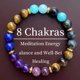 thumbnail image 1 of Pulsera de cristal, joyería, ojo de tigre natural, aguamarina, quercetina, pulsera de piedra natural con línea elástica, 1 of 6