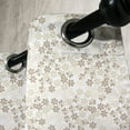 thumbnail image 3 of Ambesonne Summer Grommet Curtain, Flowers Bouquet Blooms, 50" x 108", Beige Umber Cream, 3 of 6