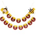 thumbnail image 1 of Banner Cumpleaños Colgante De Pared Decoración Fiesta Bunting Decoración Bumble Bee Suministros Para Fiestas Temáticas seitruly HA040034-00, 1 of 6