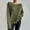 Green, variant on Fashion Women Long Sleeve Print Knitting Sweater Casual Tops Blouse