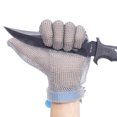 thumbnail image 3 of Correa de plástico de malla de acero inoxidable Guante de corte resistente a la cadena de protección Guante anti-corte Abanopi XS, 3 of 7
