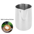 thumbnail image 4 of 450ml Milk Frothing Pitcher Stainless Steel Inner Scale Coffee Steaming Creamer Cup, 4 of 8