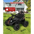 thumbnail image 7 of EastVita 24V 4x4 Ride On Toy for Big Kids, 4x85W 6MPH Ride On UTV Car w/Parent Remote, 16'' Wide Seat, Music, Horn, Metal Frame, 4 Shock Absorbers, Battery Powered Electric Cars for, 7 of 7