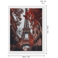 thumbnail image 2 of Diamond Art Kits for Adults, Eiffel Tower in AutumnDiamond Painting Kits for Beginners, Frameless Round 5D Full Drill Diamonds Art Gem Art Crafts Home Decor Gifts, 2 of 8