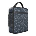 thumbnail image 1 of Funny Cartoon Dinosaur Pattern Lunch Bag, Colorful Dino Skeleton Print Thermal Tote for School, Work, Travel, 1 of 6