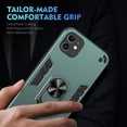 thumbnail image 5 of ELEHOLD Full Body Case for iPhone 11,Shockproof and Anti-Drop Phone Case Built-in Bracket Car Magnetic,Darkgreen, 5 of 8
