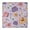 Halloween-718, variant on Spooky season elastic edge tablecloth made for 34x34 inch square tables, features stretch-to-fit design with Halloween pumpkin and ghost artwork