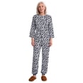 thumbnail image 1 of Manyakai Womens Elderly Anti-strip Adaptive Jumpsuit Elderly Security Back Zipper Nursing Rompers Leopard M, 1 of 6