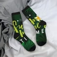 thumbnail image 5 of KLL Tropical Summer Vibes Print Cool Socks Men's Women's Crew Socks Funny Crazy Novelty Stockings, 5 of 6