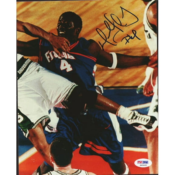 Donnell Harvey Autographed 8x10 Photo Florida Gators PSA/DNA #S40445
