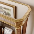 thumbnail image 4 of Atumcto Mirror Console Table with Vintage Wood Grain Carving, Elegant Entryway Sofa Table for Living Room, 4 of 10