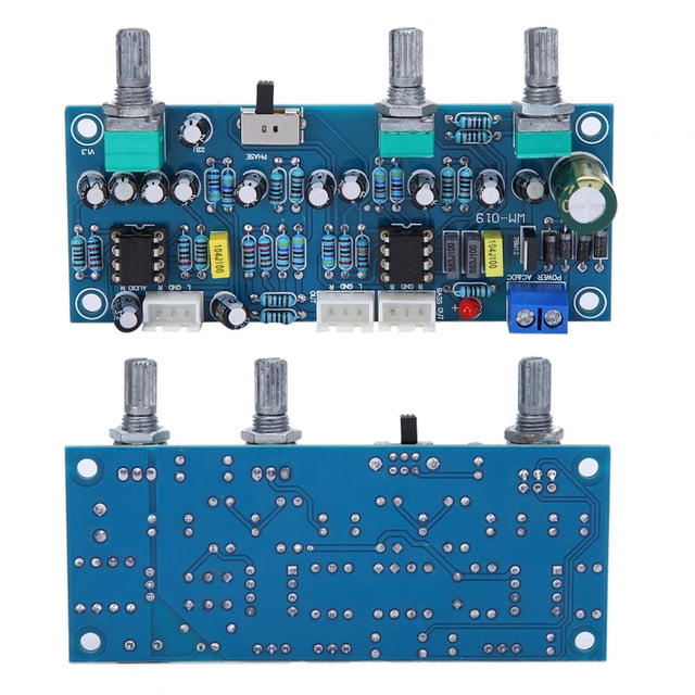Powerful Low Pass Filter Preamp Board, Subwoofer Circuit Board, Practical 0.1 Bass Music Equipment For Bass Control Broadcasting Equipment Outdoors