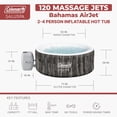 thumbnail image 3 of Coleman SaluSpa Bahamas AirJet 2-4 Person Circle Inflatable Hot Tub with Pump #P08411, 3 of 9