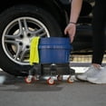 thumbnail image 5 of Auto Drive 12-inch Heavy Duty Plastic Garage Bucket Dolly, 5 Wheel with Lockable Casters, 5 of 13