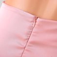 thumbnail image 3 of SXcggal Womens High Waist Midi Skirt Solid Color Satin Dress Zipper Elegant Summer Skirts Stylish Comfortable Distinctive Women's Skirt, 3 of 7
