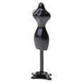 thumbnail image 1 of 1:12 Dollhouse Miniatura Modelo Femenino Ropa Stents Ropa Holder Habitaciones Accesorios Negro Sunnimix Dentaduras miniatura Dollhouse, 1 of 8