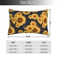 thumbnail image 2 of Balery Navy Blue Plaid Sunflower Funda de Cojín Estampada, Regalos para Mujeres, Regalos de Amor para Ella, Regalos para Novia o Esposa, Funda de Almohada-16"x24", 2 of 6