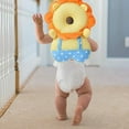 thumbnail image 4 of Mochila protectora para la cabeza del bebé | Cojín de seguridad ligero y transpirable para niños pequeños que aprenden a caminar | Correas de hombro ajustables, 4 of 4