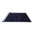 thumbnail image 2 of Ahgly Company Machine Washable Indoor Rectangle Persian Blue Traditional Area Rugs, 2' x 4', 2 of 4