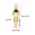 thumbnail image 3 of Coche Radiador Ventilador Térmico Interruptor 1/8" NPT 210 Grados en 195 Grados Apagado, 3 of 6