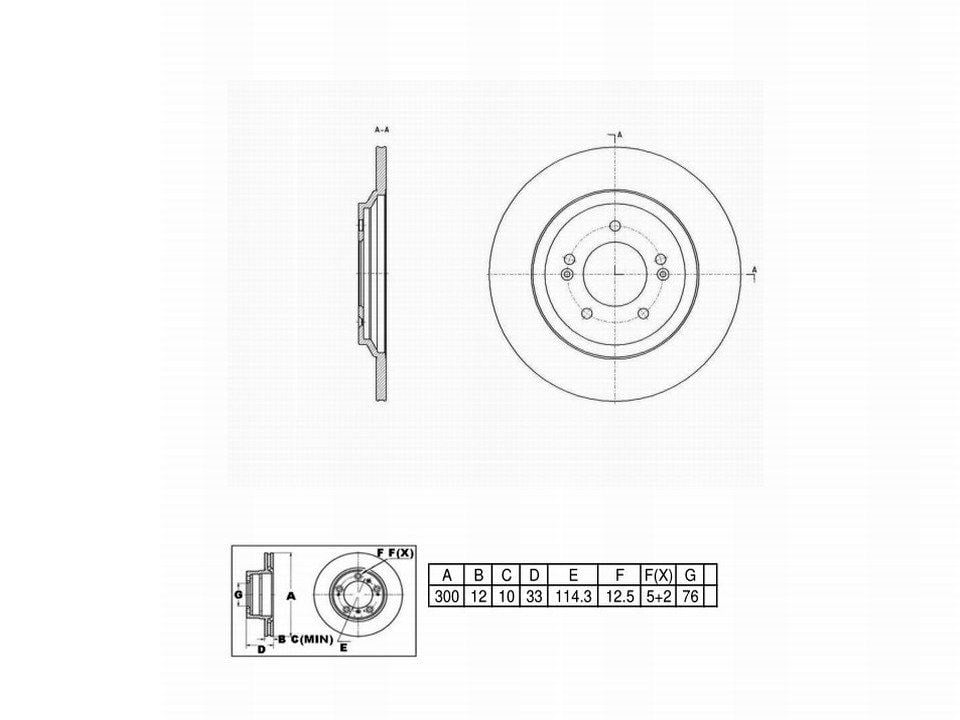 Winstop Brake Rotor, Rear WS255697, Hyundai Veloster N 2020-2019