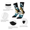 thumbnail image 3 of KLL green salmon fish Print Cool Socks Men's Women's Crew Socks Funny Crazy Novelty Stockings, 3 of 6