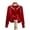 Red, variant on Women's Satin Silk Crop Shirts Blouses Dressy Casual Long Sleeve Shirts Work Crew Neck 2026 Elegant Tops with Pearl Fashion Green M